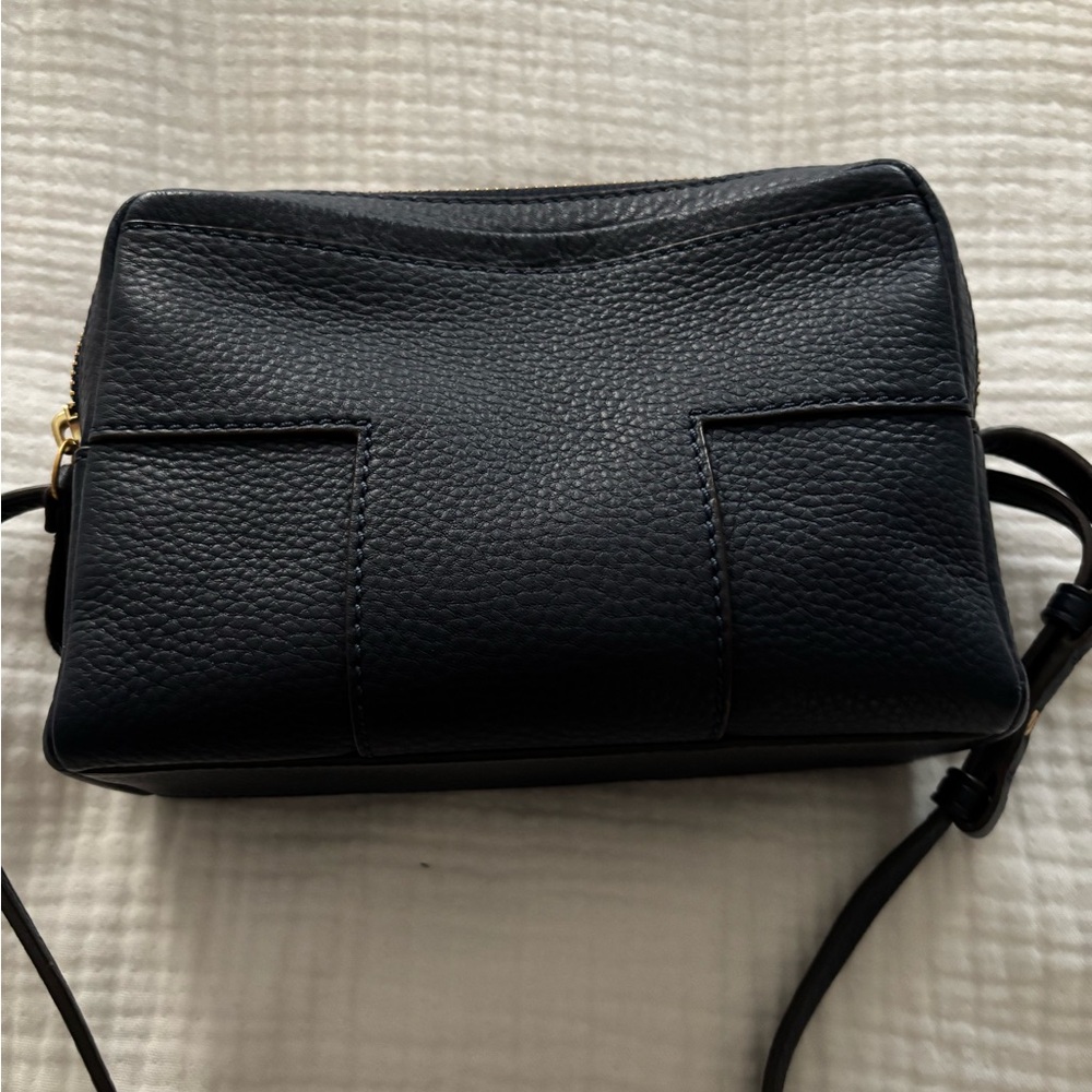 Tory Burch Navy Leather Crossbody Bag - Picture 4 of 4